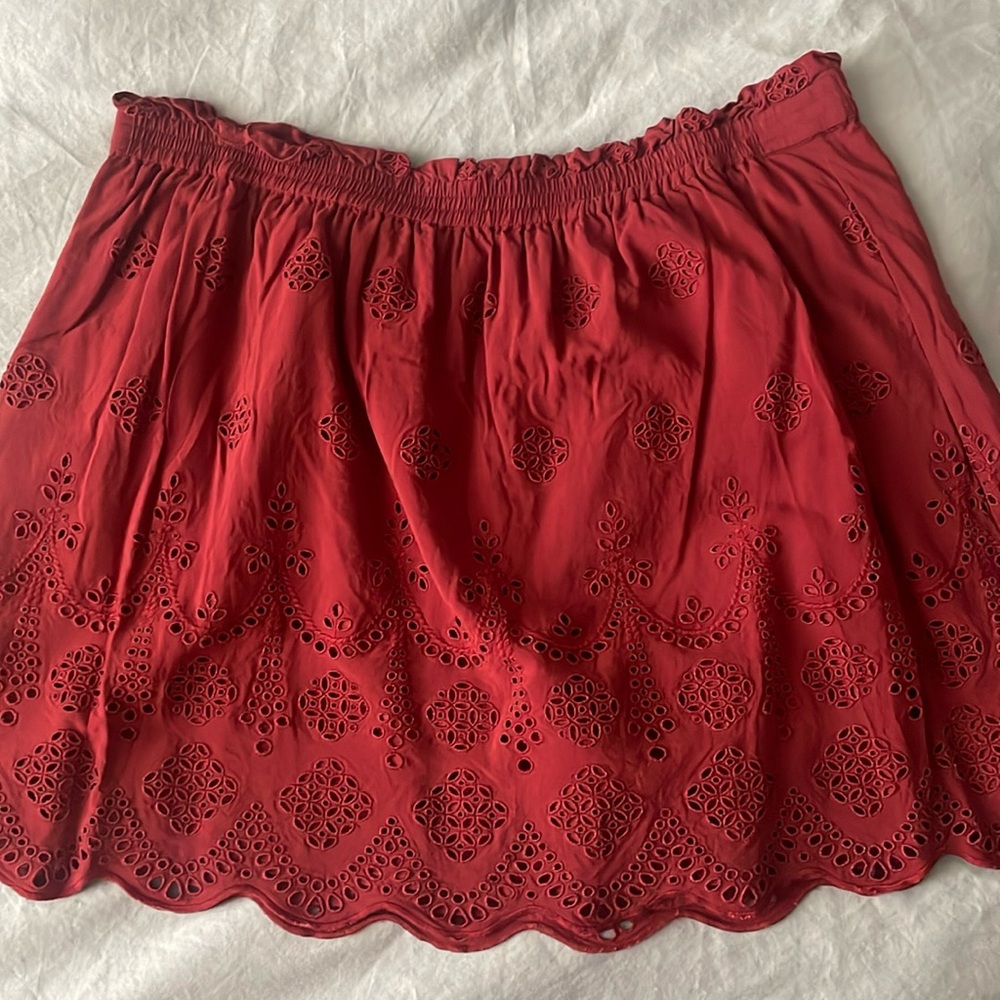 Madewell Eyelet Skirt